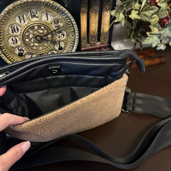 THINK ROYLN Tan and Black Crossbody Bag - Picture 3 of 9